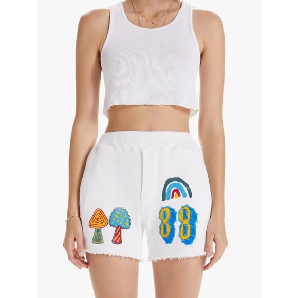 MOTHER Jeans  - The Quickie Roller Gym Short Fray - Picture 1 of 12